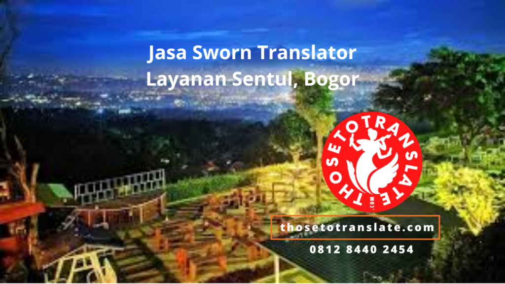 Jasa Penerjemah Tersumpah Sentul